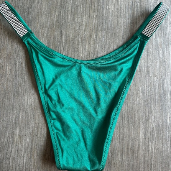 Victoria's Secret Emerald Bikini Bottom large nwot - Picture 3 of 3